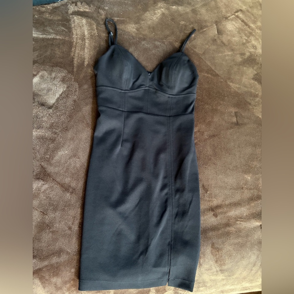 Emerald Sundae Black Mini Dress